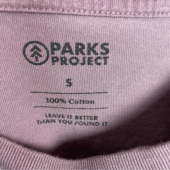 Parks Project T-Shirt National Parks Short Sleeve Size Small Unisex Purple Grape - Picture 3 of 12